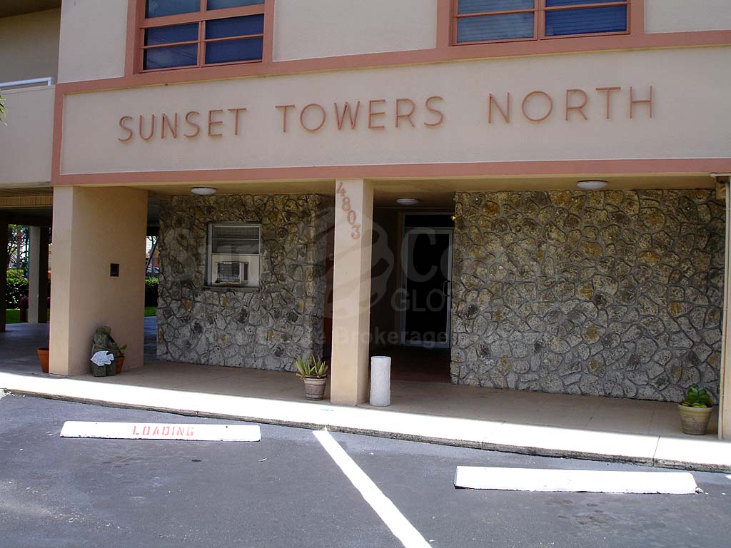 Sunset Towers Signage